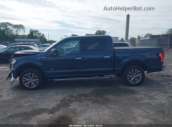 1FTEW1EP2GFC36186 2016 FORD F150 Dark Blue Սալոնի 360 աստիճան տեսք