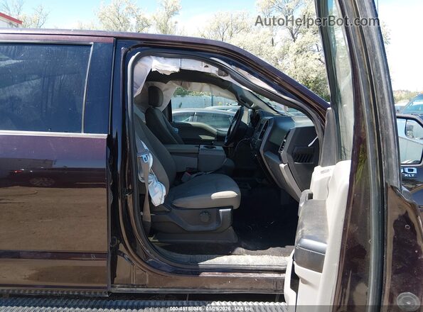 1FTEW1EP2JKE88180 2018 FORD F150 Темно-бордовый Вид салона спереди