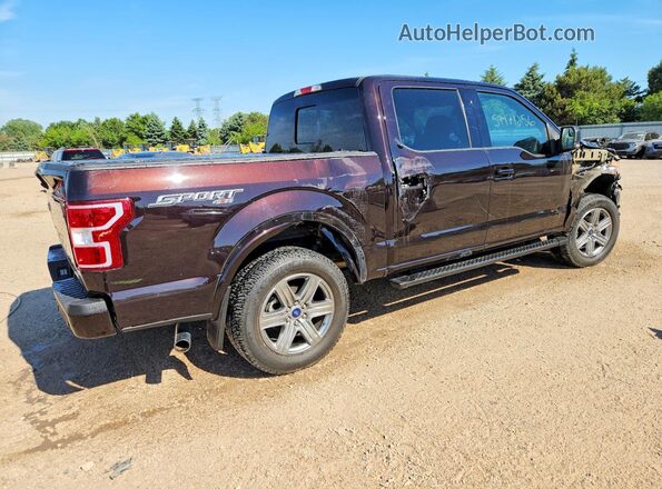 1FTEW1EP2KFA09458 2019 FORD F150 Maroon 