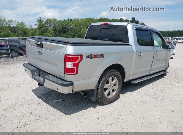 1FTEW1EP2KFA48857 2019 FORD F150 Silver Հետևի աջ