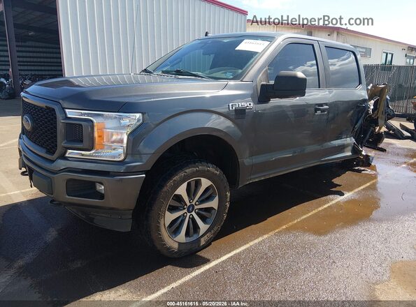 1FTEW1EP2LKD19327 2020 FORD F150 Gray Vista tres cuartos delantera izquierda