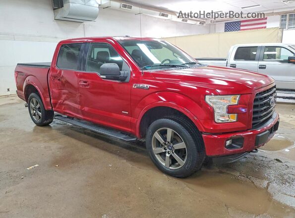 1FTEW1EP3GFC29229 2016 FORD F150 Red Przód prawy