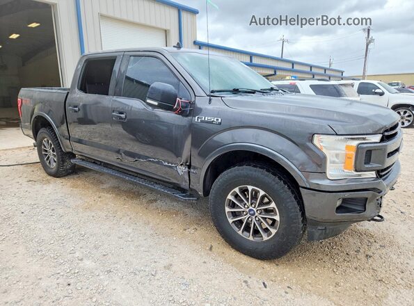 1FTEW1EP3KKE04577 2019 FORD F150 Серый Передняя правая четверть