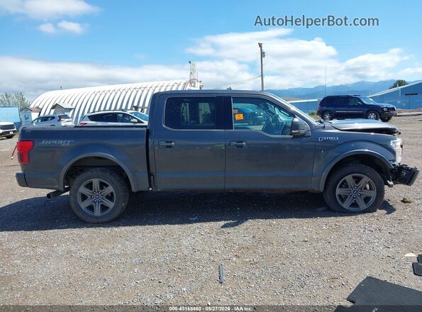 1FTEW1EP3LKD58914 2020 FORD F150 Серый Вид задней части салона