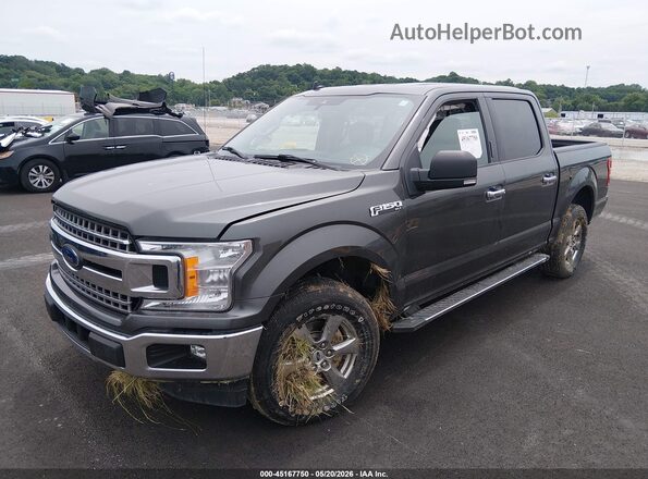 1FTEW1EP3LKD96479 2020 FORD F150 Gray წინა მარცხენა ხედი სამი მეოთხედიდან