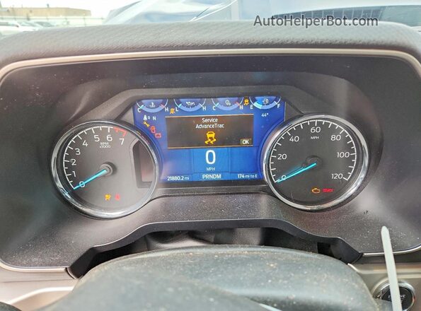 1FTEW1EP3PFD33672 2023 FORD F150 Синий Вид щитка приборов