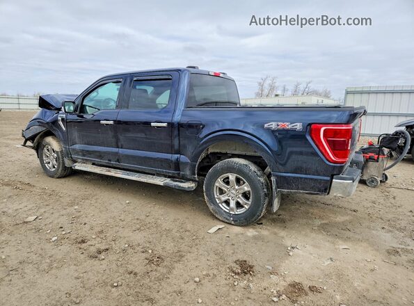 1FTEW1EP3PFD33672 2023 FORD F150 Синий Задняя левая четверть