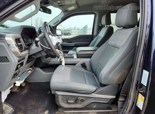 1FTEW1EP3PFD33672 2023 FORD F150 Синий Вид салона спереди