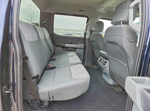 1FTEW1EP3PFD33672 2023 FORD F150 Синий Вид задних сидений