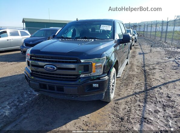 1FTEW1EP4KFC31029 2019 FORD F150 Black წინა მარცხენა ხედი სამი მეოთხედიდან