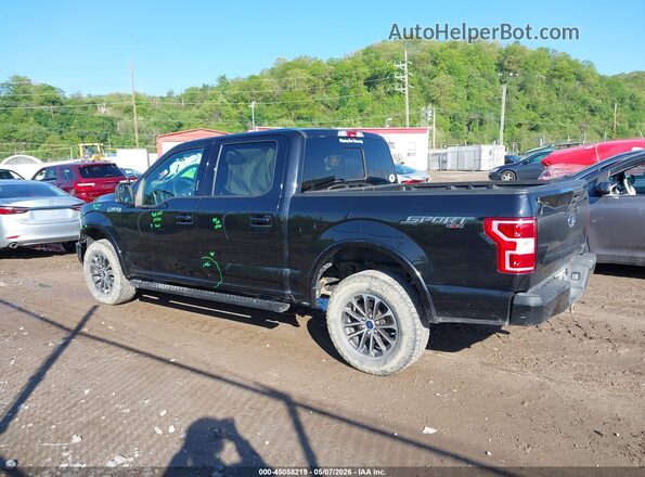 1FTEW1EP4KFC31029 2019 FORD F150 Black სალონის 360-გრადუსიანი ხედი