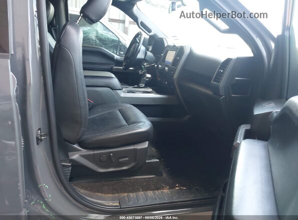 1FTEW1EP4LFA03680 2020 FORD F150 Gray Front interior view