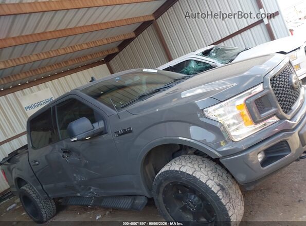1FTEW1EP4LFA03680 2020 FORD F150 Gray Rear interior view