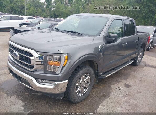 1FTEW1EP4NKF09603 2022 FORD F150 Gray Przód lewy