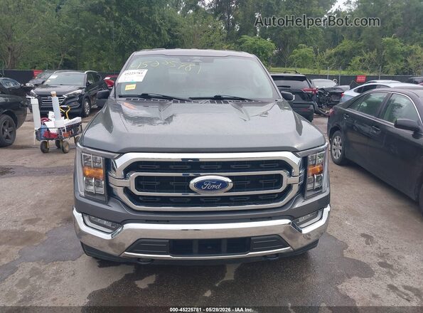 1FTEW1EP4NKF09603 2022 FORD F150 Gray Widok zestawu wskaźników