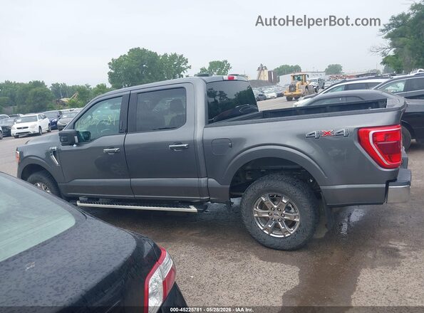 1FTEW1EP4NKF09603 2022 FORD F150 Gray Widok wnętrza 360 stopni