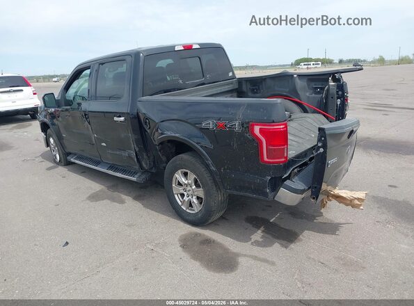 1FTEW1EP5HFA10712 2017 FORD F150 Black Հետևի ձախ