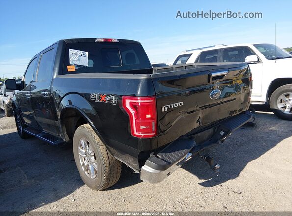 1FTEW1EP5HFB32471 2017 FORD F150 Black Front view