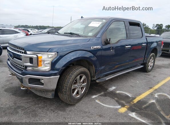 1FTEW1EP5JFD58208 2018 FORD F150 Navy Передняя левая четверть