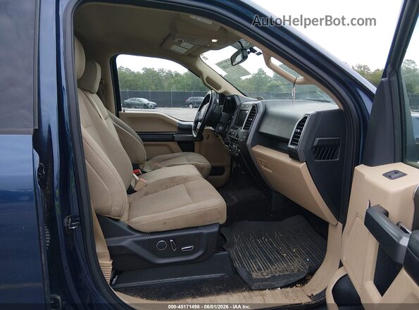 1FTEW1EP5JFD58208 2018 FORD F150 Navy Вид салона спереди