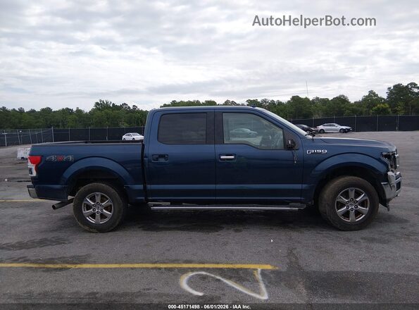 1FTEW1EP5JFD58208 2018 FORD F150 Navy Вид задней части салона