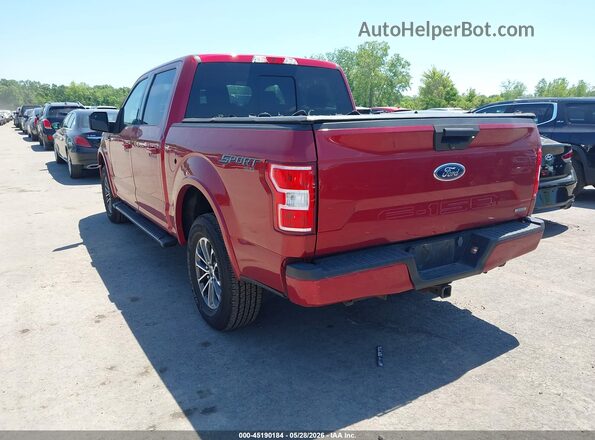1FTEW1EP5KFA39974 2019 FORD F150 Red Tył lewy