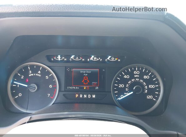 1FTEW1EP5KFA39974 2019 FORD F150 Red Widok tylnych siedzeń
