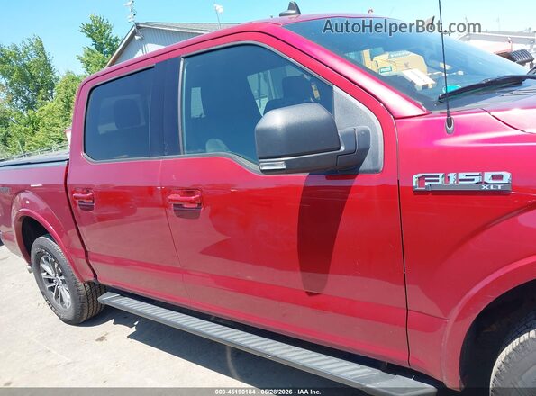 1FTEW1EP5KFA39974 2019 FORD F150 Red Widok wnętrza z tyłu