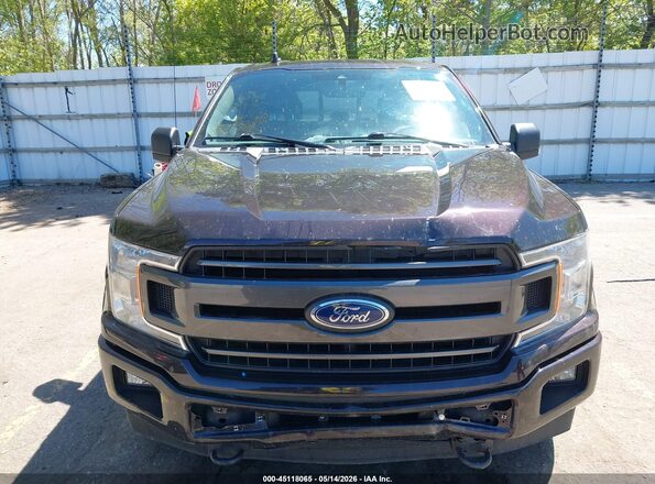 1FTEW1EP5KFC07242 2019 FORD F150 Maroon Вид щитка приладів