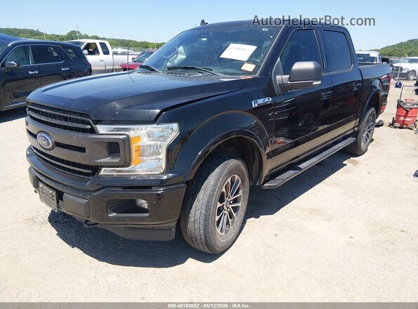 1FTEW1EP5KKE34728 2019 FORD F150 Black Przód lewy