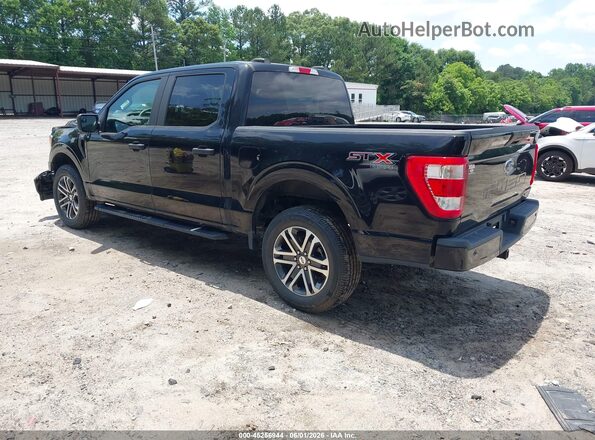 1FTEW1EP5NFC03597 2022 FORD F150 Black Rear left