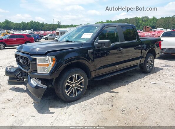 1FTEW1EP5NFC03597 2022 FORD F150 Black Front left