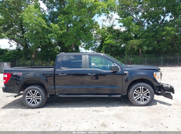 1FTEW1EP5NFC03597 2022 FORD F150 Black Rear interior view