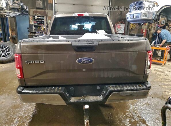 1FTEW1EP6GFB05813 2016 FORD F150 Brown Հետևի տեսք