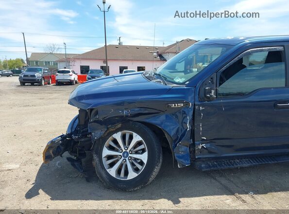 1FTEW1EP6JFD09339 2018 FORD F150 Dark Blue Вид спереди