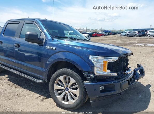 1FTEW1EP6JFD09339 2018 FORD F150 Dark Blue 