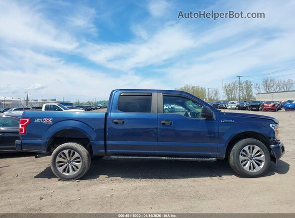 1FTEW1EP6JFD09339 2018 FORD F150 Dark Blue Панорамный вид салона 360°