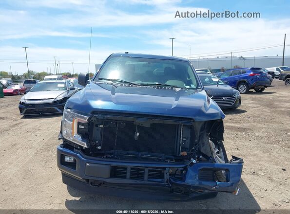 1FTEW1EP6JFD09339 2018 FORD F150 Dark Blue Вид задней части салона