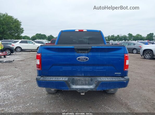 1FTEW1EP6JKD04150 2018 FORD F150 Синий 