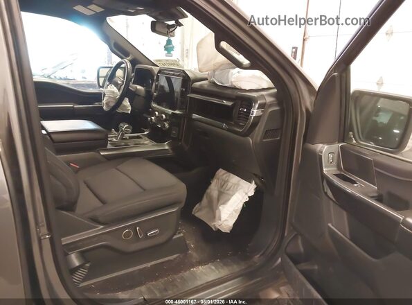 1FTEW1EP6MFC25851 2021 FORD F150 Gray Front interior view
