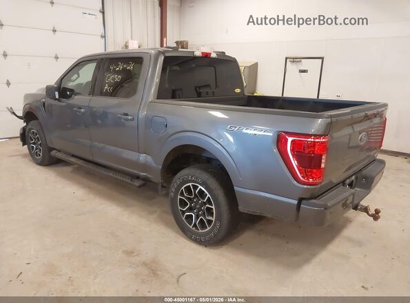 1FTEW1EP6MFC25851 2021 FORD F150 Gray Rear left