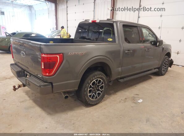 1FTEW1EP6MFC25851 2021 FORD F150 Gray Rear right
