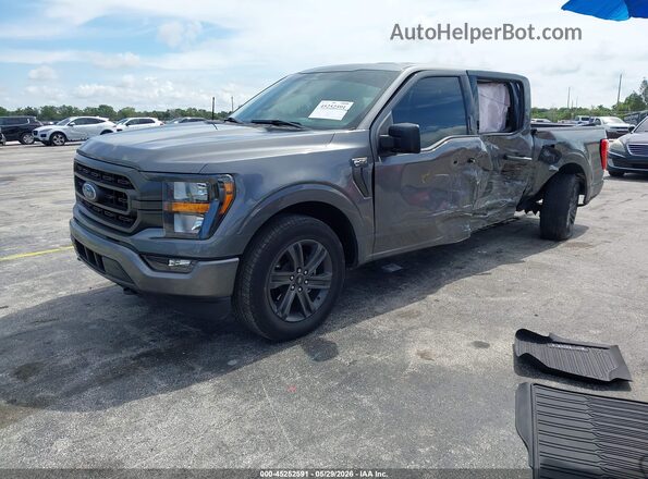 1FTEW1EP6PKF06186 2023 FORD F150 Gray Przód lewy