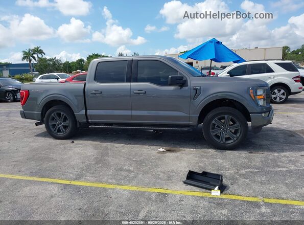 1FTEW1EP6PKF06186 2023 FORD F150 Gray Widok wnętrza 360 stopni