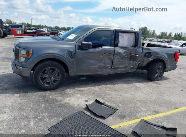 1FTEW1EP6PKF06186 2023 FORD F150 Gray Widok z przodu