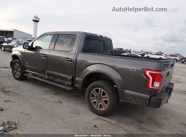 1FTEW1EP7HKC27685 2017 FORD F150 Gray Tył lewy
