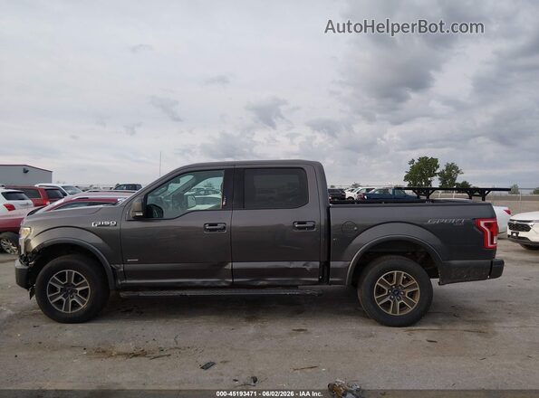 1FTEW1EP7HKC27685 2017 FORD F150 Gray Widok wnętrza 360 stopni