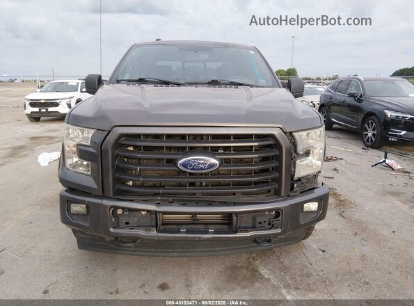1FTEW1EP7HKC27685 2017 FORD F150 Gray Widok zestawu wskaźników