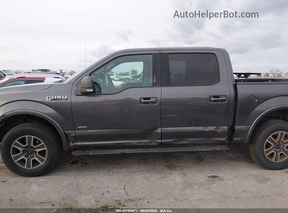 1FTEW1EP7HKC27685 2017 FORD F150 Gray Widok z przodu