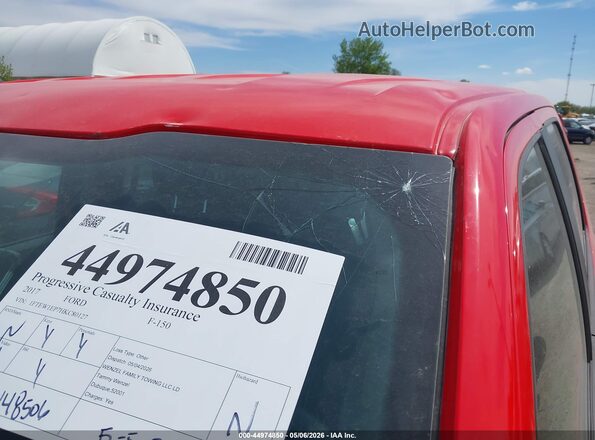 1FTEW1EP7HKC80127 2017 FORD F150 Red 